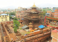 मन्दिर र सत्तल पुनर्निर्माणमा अवरोध