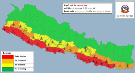 तराईमा पाँच दिनसम्म तातो हावाको जोखिम