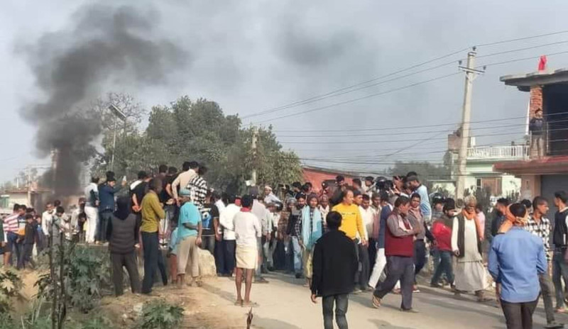 कांग्रेस कार्यकर्ताको प्रदर्शनमा गोली चल्यो, एक जनाको मृत्यु