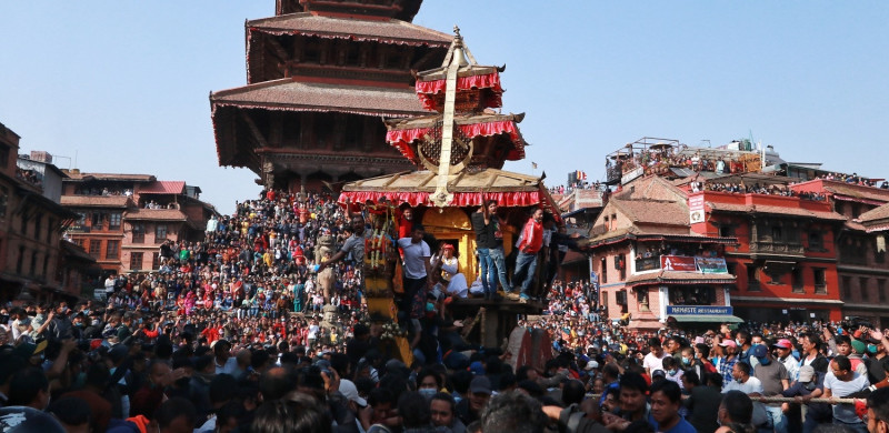 भैल खः तान्दै बिस्का जात्रा प्रारम्भ (तस्वीरहरू)